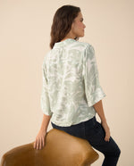 Camisa manga 3/4 para mujer - Verde 34_615F041_VER165304_4