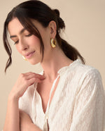 Camisa cuello redondo con bolero para mujer - Blanco 34_615F316_BLA110700_5