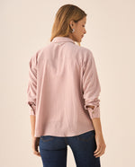 Camisa manga larga para mujer - Rosa 34_615F327_ROS112511_4