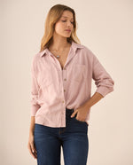 Camisa manga larga para mujer - Rosa 34_615F327_ROS112511_5