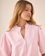 Camisa de cuello neru con bolero para mujer - Naranja 34_615F340_NAR151058_3