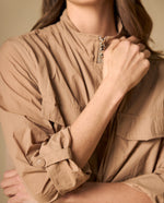 Chaqueta utility con cinturón ajustable para mujer - Café 34_621H017_CAF171319_5