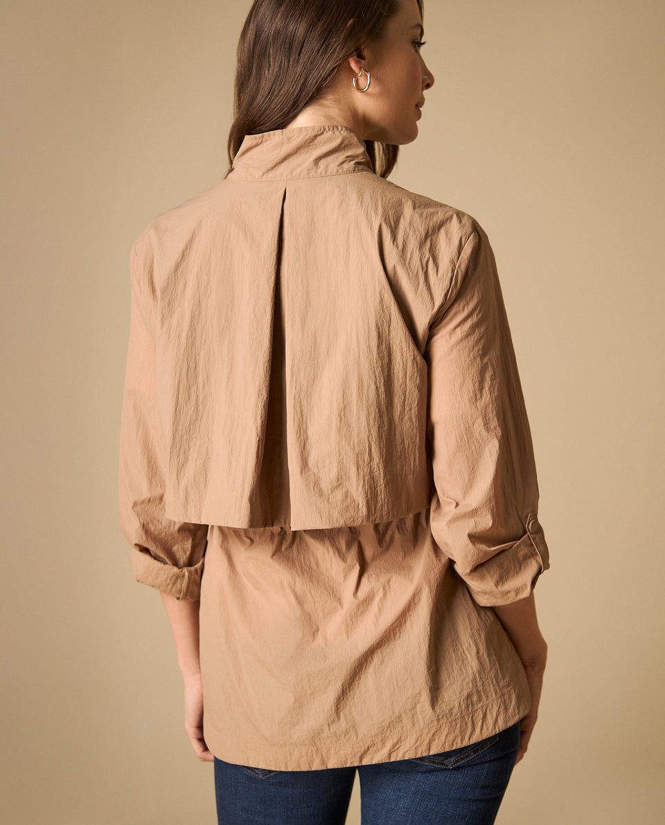 Chaqueta utility con cinturón ajustable para mujer - Café 34_621H017_CAF171319_6