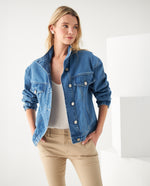 Chaqueta en denim para mujer - Azul 34_622F000_AZU174027_0