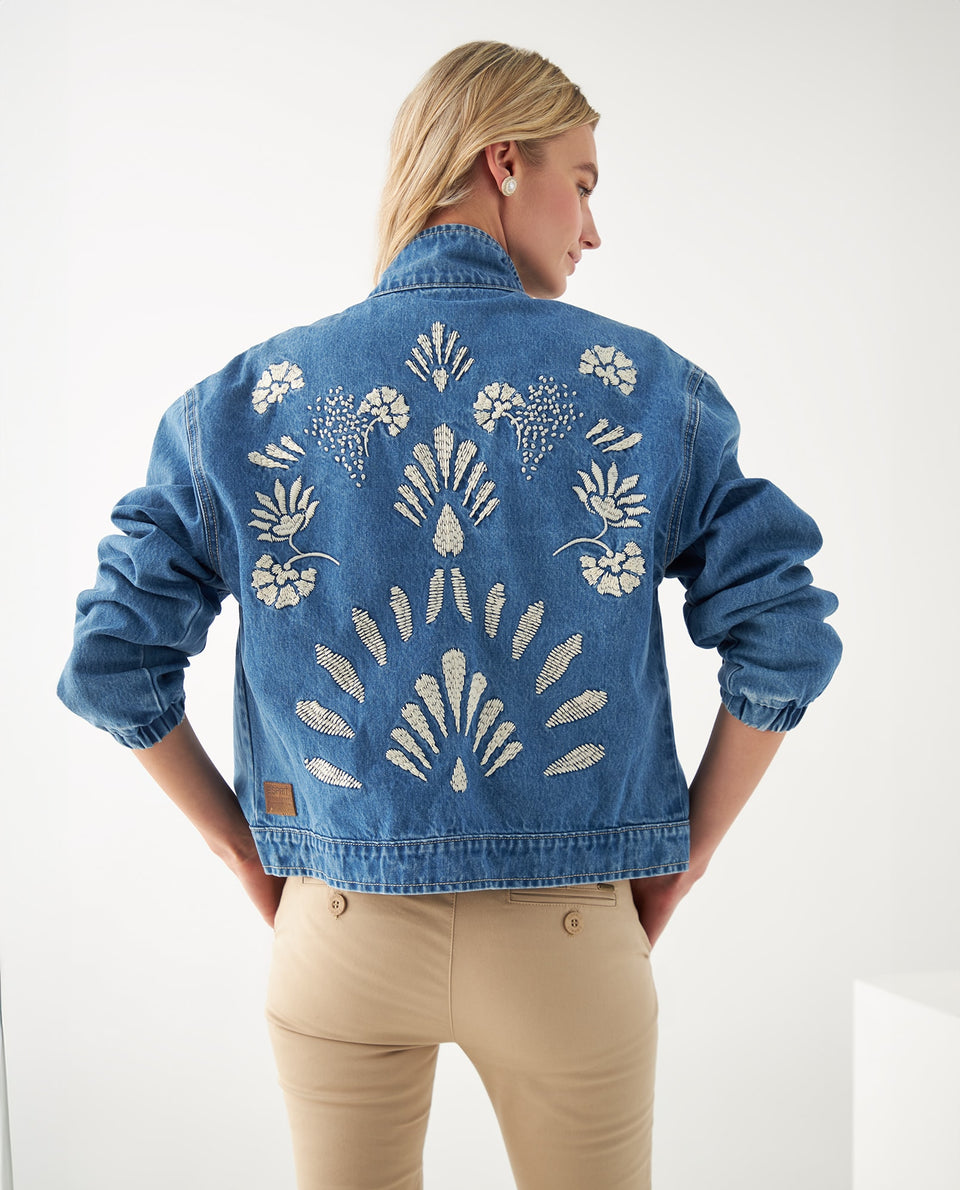Chaqueta en denim para mujer - Azul 34_622F000_AZU174027_4