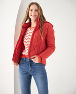 Chaqueta con capucha removible para mujer - Rosa 34_622F202_ROS171644_0