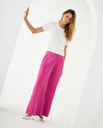 Pantalón amplio con bolsillos para mujer - Rosa 34_631F004_ROS172031_0