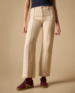 Pantalón wide leg cinco bolsillos para mujer - Crudo 34_631H013_CRU110602_3