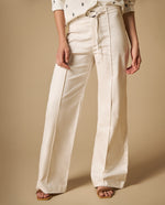 Pantalón wide leg con cordón ajustable para mujer - Crudo 34_631H020_CRU111001_3