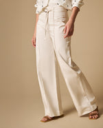 Pantalón wide leg con cordón ajustable para mujer - Crudo 34_631H020_CRU111001_5