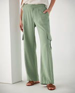 Pantalón bota recta para mujer - Verde 34_632F003_VER176323_3