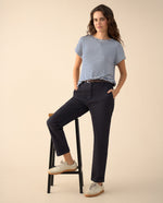 Pantalón clásico bota recta para mujer - Azul 34_635F302_AZU194042_6