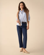 Pantalón con bolsillos de ribete para mujer - Azul 34_635F308_AZU184221_7