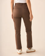 Pantalón clásico para mujer - Café 34_635F310_CAF151040_4