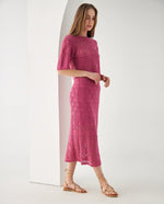 Falda midi para mujer - Rosa 34_642F200_ROS152214_0