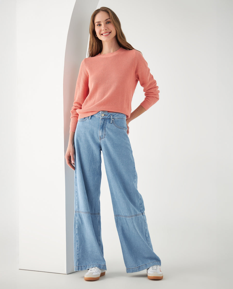 Buzo tejido clásico para mujer - Rosa 34_661F200_ROS112511_5