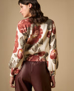 Suéter cuello redondo con estampado floral - Rosa 34_661H210_ROS112309_5