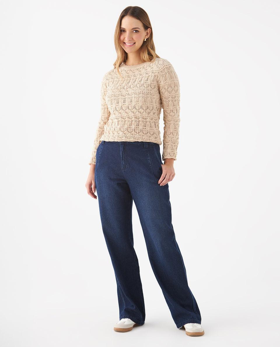 Buzo tejido para mujer - Crudo 34_669F213_CRU111001_5