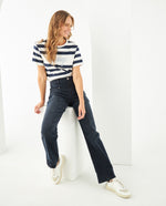 Jean Stright fit cuatro bolsillos para mujer - Azul 34_671F004_AZU193933_0