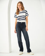 Jean Stright fit cuatro bolsillos para mujer - Azul 34_671F004_AZU193933_3