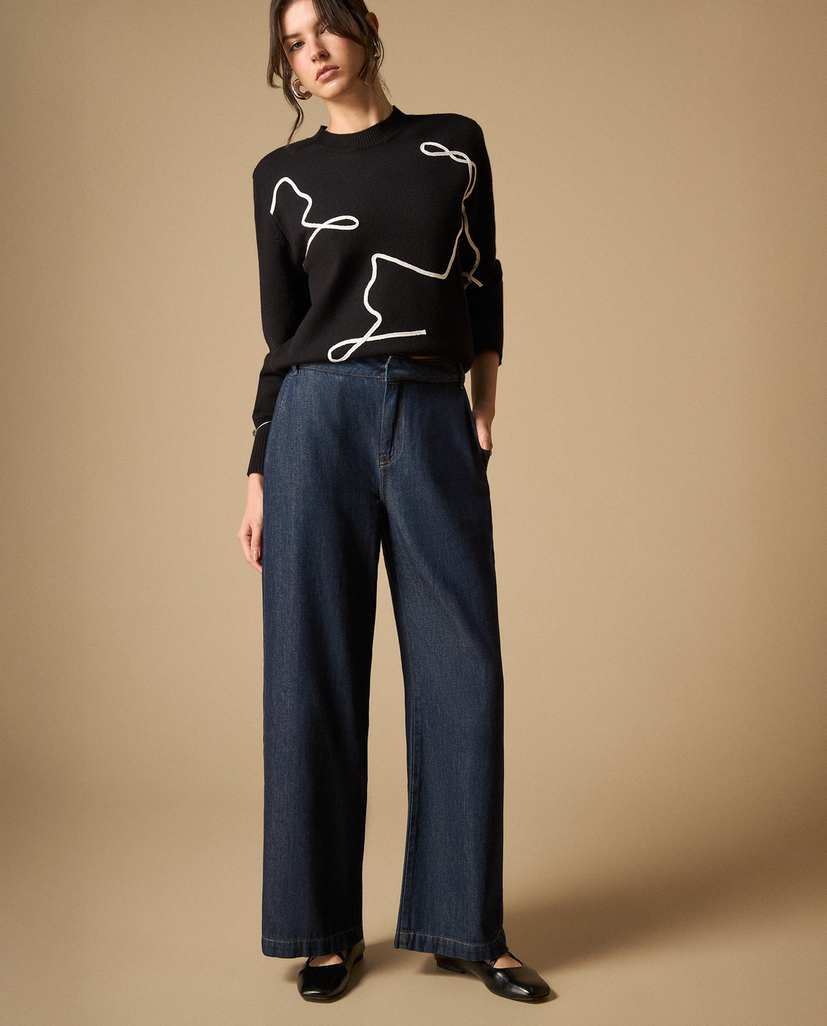 Jean Wide Leg Tiro Alto para Mujer - Azul 34_671H004_AZU193924_0