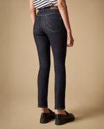 Jean recto talle alto cinco bolsillos para mujer - Azul 34_671H006_AZU193933_5
