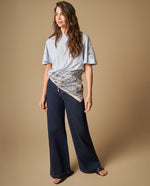 Pantalón wide leg con cintura elástica para mujer - Azul 34_671H031_AZU193933_6