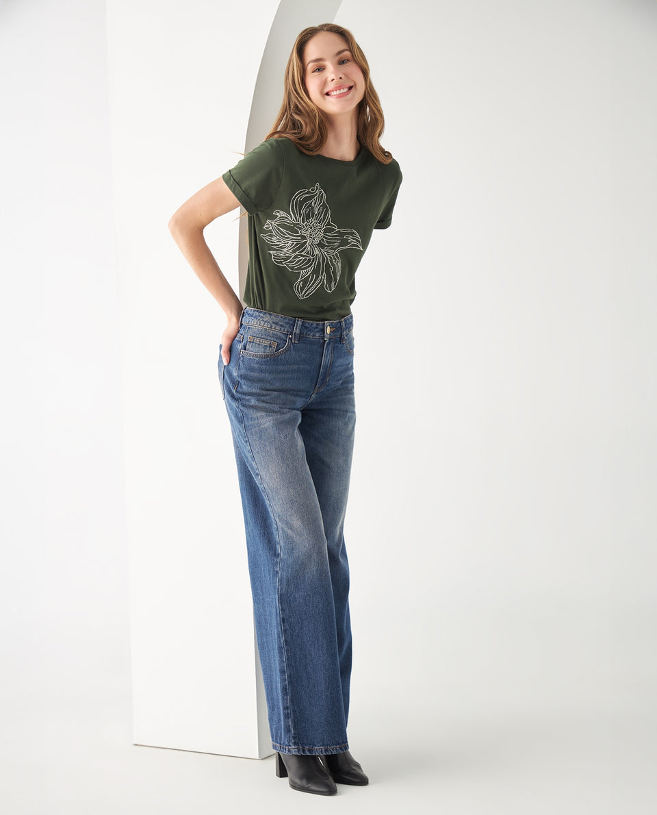 Jean Wide Leg cinco bolsillos para mujer - Azul 34_672F006_AZU174027_6