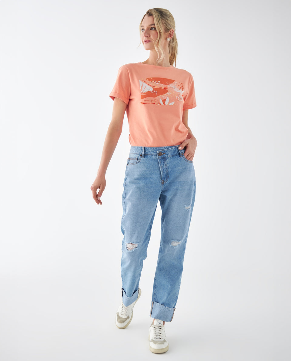 Jean con ajuste cruzado para mujer - Azul 34_672F013_AZU174027_6