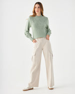 Jean Cargo tono claro para mujer - Crudo 34_679F022_CRU110110_7