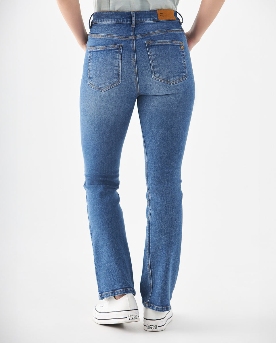 Jean Boot Cut cinco bolsillos para mujer - Azul 34_679F023_AZU174027_4