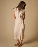 Vestido Camisero con Cinturón Ajustable - Crudo 34_691H040_CRU130000_7
