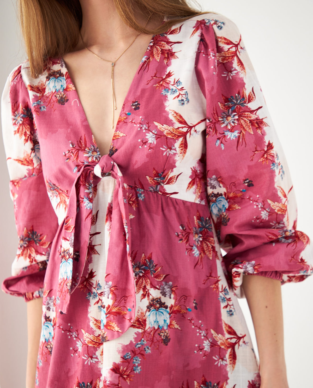 Vestido manga Largo para mujer - Rosa 34_692F002_ROS171723_4