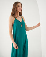 Vestido con escote V para mujer - Verde 34_692F005_VER185338_3