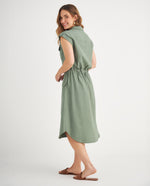 Vestido manga sisa para mujer - Verde 34_699F000_VER176212_4
