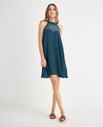 Vestido midi para mujer - Verde 34_699F003_VER194524_0