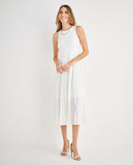 Vestido con falda plisada para mujer - Crudo 34_699F004_CRU110602_5
