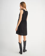 Vestido con apliques para mujer - Negro 34_699F007_NEG190303_4