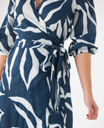 Vestido de tela fluida para mujer - Azul 34_699F010_AZU194122_5