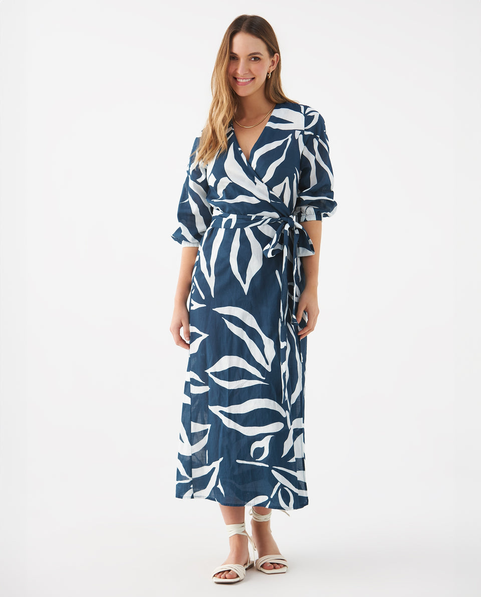 Vestido de tela fluida para mujer - Azul 34_699F010_AZU194122_7