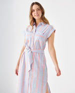 Vestido tipo camisa para mujer - Azul 34_699F018_AZU144123_7