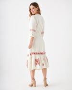 Vestido con escote en V para mujer - Crudo 34_699F020_CRU110602_4