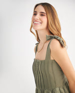 Vestido con detalles bordados para mujer - Verde 34_699F101_VER114804_5