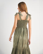 Vestido con detalles bordados para mujer - Verde 34_699F101_VER114804_6